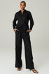 CAMISA LINHO OVER BICOLOR PRETO/BEGE